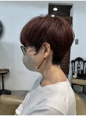 チェリーレッドハンサムショート