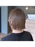 大人美人くびれヘア艶感結べるボブうる艶髪外はねボブ