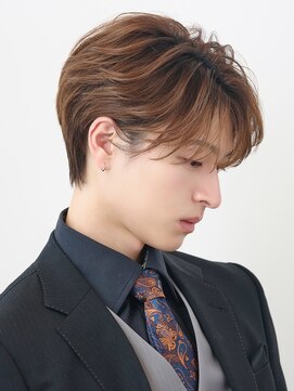 オーシャントーキョー サニー 原宿(OCEAN TOKYO Sunny) シースルーマッシュ韓国ヘアフェザーパーマ韓国マッシュ黒髪