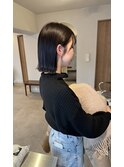 ぱっつんボブ