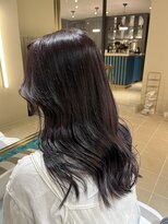 リーファ(reefur)&nbsp;ロング・レイヤー斜めバング小顔愛されラベンダーカラー