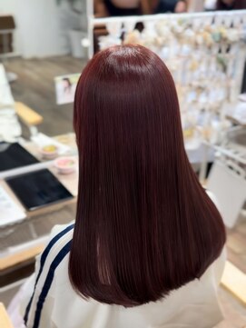 シュシュバイジャガラ 千葉駅北口店(chou chou byJAGARA) ピンクボルドー［chouchou千葉・千葉駅］