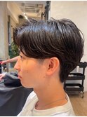 ウルフ/センターパートモテるニュアンスパーマ/スパイラルパーマ