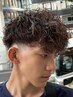 【平日限定】メンズカット+スペインカール￥11980