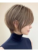 【池袋美容室】くびれ束感ショートカット