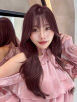 ロンドエニカ 大宮(Lond enika)&nbsp;暗めカラー/姫カットレイヤー/マロンベージュ/くすみベージュ