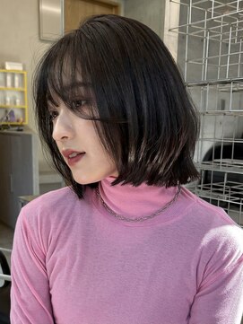 キーチェ 梅田中崎町(keych) レイヤーカット/ミディアムレイヤー/髪質改善/顔まわりカット