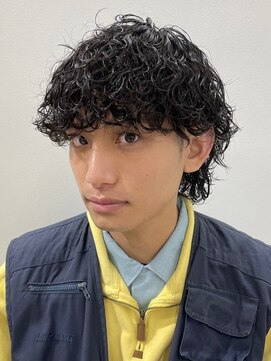 フィフス トウキョウ (fifth TOKYO) 渋谷波巻きスパイラルパーマメンズカットマッシュウルフパーマ