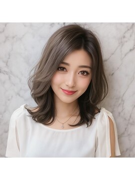エル(LE) 【LE】外ハネ/ミディ/レイヤー/美髪