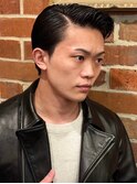 王道クラシック！ポマードで仕上げるタイト七三スリックバック