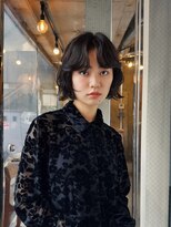 ヒュージ 三軒茶屋(huge)&nbsp;ショートボブ/ミニボブ/ニュアンスパーマ/顔周りカット/20代30代