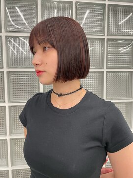イル 天神大名店(ill) ミニボブ/ボブ/ブラウンカラー/ブリーチなし