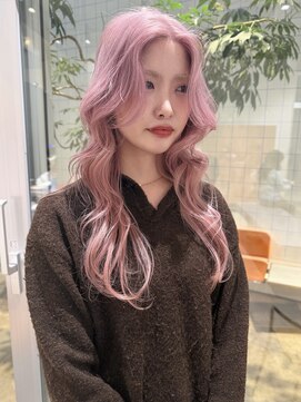 【kira】ホワイトピンク/ピンクカラー/ブリーチ２回～