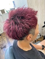 テーラヘアー 南行徳店(TELA HAIR) ジェットモヒカン×ベリーピンク