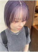 ハイトーンベースのアンブレラカラー