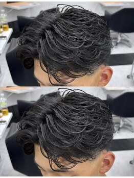 アリープパロット(ALEAP parrot)の写真/忙しい朝でも簡単に決まる♪フォルムにこだわるメンズカットで第一印象◎ニュアンス/フェザーパーマ高評価