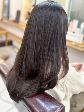 ランプ(Lamp) くびれレイヤー 白髪染め&白髪ぼかし/縮毛矯正と髪質改善