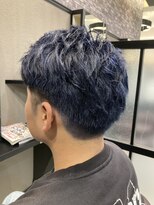 カリテスファッド 渋谷(charites fad) メンズ×ブルーブラック