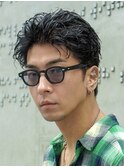 リバースセンターパートダウンバングかきあげセンターパート渋谷