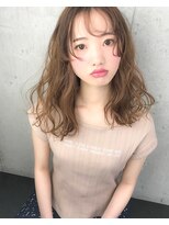 ルノン(LUNON) 【LUNON】シースルーバングでスウィートロング