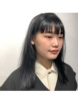 アンフェインド02(UNFEIGNED 02)&nbsp;黒髪カタログ/クラゲヘアー/オリーブグレー/伏見/栄