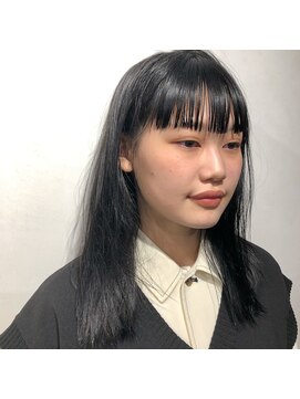 アンフェインド02(UNFEIGNED 02) 黒髪カタログ/クラゲヘアー/オリーブグレー/伏見/栄