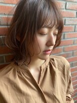 ARIETTAGINZA2ミディカール/レイヤーカット/顔周りレイヤー/艶髪
