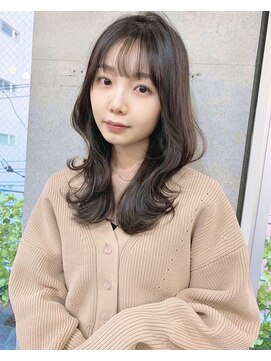 リコバイアフロート(riko by afloat) 吉祥寺韓国ヘア/透けバングが可愛い韓国風ヘアロングレイヤー