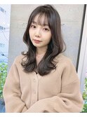 吉祥寺韓国ヘア/透けバングが可愛い韓国風ヘアロングレイヤー