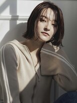 クラスコウベ 三宮店(Krass kobe) ショートヘア大人ガーリーチョコレートブラウン【鈴木ルナ】