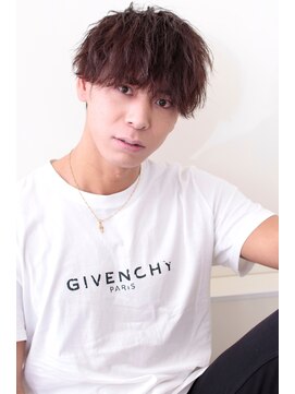 リメル 奥沢自由が丘店(Remel) スーツ短髪ツーブロック束感ツイスパマッシュ黒髪ナチュラル