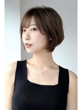 ソイクフ 四条大宮店(SOY-KUFU)&nbsp;大人可愛い◎似合わせカットイメチェンフルバングショート