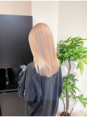 透明感ベージュカラー/ダブルカラー/ケアブリーチ[表参道駅]