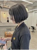 丸みショートボブ