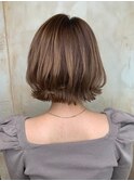 オン眉ボブ 似合わせカット[センター南/センター南駅]
