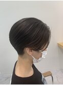 ハンサムショート/ショートヘア/丸みショート/30代/40代/50代