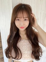 アグ ヘアー シフォン 淡路店(Agu hair chiffon)&nbsp;《Agu hair》大人可愛いフルバング×numberA.ベースケアミルク