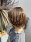 お手入れしやすいボブスタイル(^^)20代・30代