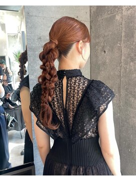 ビューズ(VIEWS) ヘアセット/結婚式ヘアセット/あみおろしアレンジ[表参道]