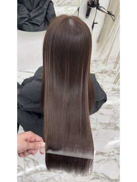 ナナ(NANA) ブルネット・ブラウンベージュ・ダブルカラー・ケアブリーチ