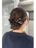 【ヘアセット】ふわっとシニヨン☆