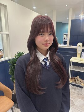 ラグ バイ シゲルカットクラブ 神田久志本店(lag) 卒業カラー×ダブルカラー×ピンクラベンダー