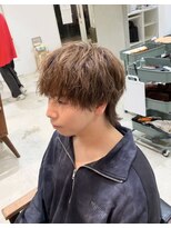 メルク(merc)&nbsp;ダークアッシュ/アッシュブラック/カルマパーマ/ベリーショート