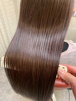 ロマンヤカタ ファース(ROMAN YAKATA fars) 髪質改善 プレミアムカラー 艶感ピンクブラウン@田代4/23