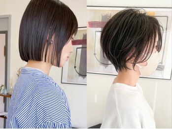 コース(CORS)の写真/【こなれ&小顔】はCORSにお任せ☆圧倒的に高い技術力とプロの提案で女性らしい似合うショート/ボブに[高崎]
