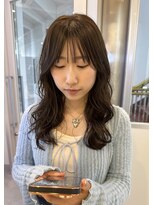 アム(amu)&nbsp;コテ巻き風パーマ/デジタルパーマ/コテ巻きパーマ/ロングパーマ