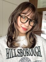 ロンドアンメゾン 原宿(Lond un Maison.)&nbsp;ブリーチホワイトグレージュダブルカラーレイヤー前髪顔周り原宿