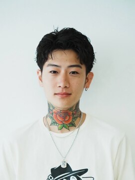 メゾンフォーメン 心斎橋店(Maison for men) 大人ラルフカール/ニュアンスパーマ/ピンパーマ/フェザーパーマ