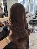 ダークグレージュ/髪質改善/レイヤーカット/韓国巻き/艶髪