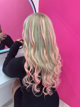 ロサ ファイブヘアー(Rosa..5Hair) エクステ3色MIX！甘ギャルstyle！